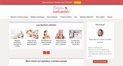 Desktop Screenshot of epilateur-lumierepulsee.com