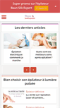 Mobile Screenshot of epilateur-lumierepulsee.com